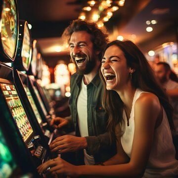 phfun slots section showing various slot game categories on screen